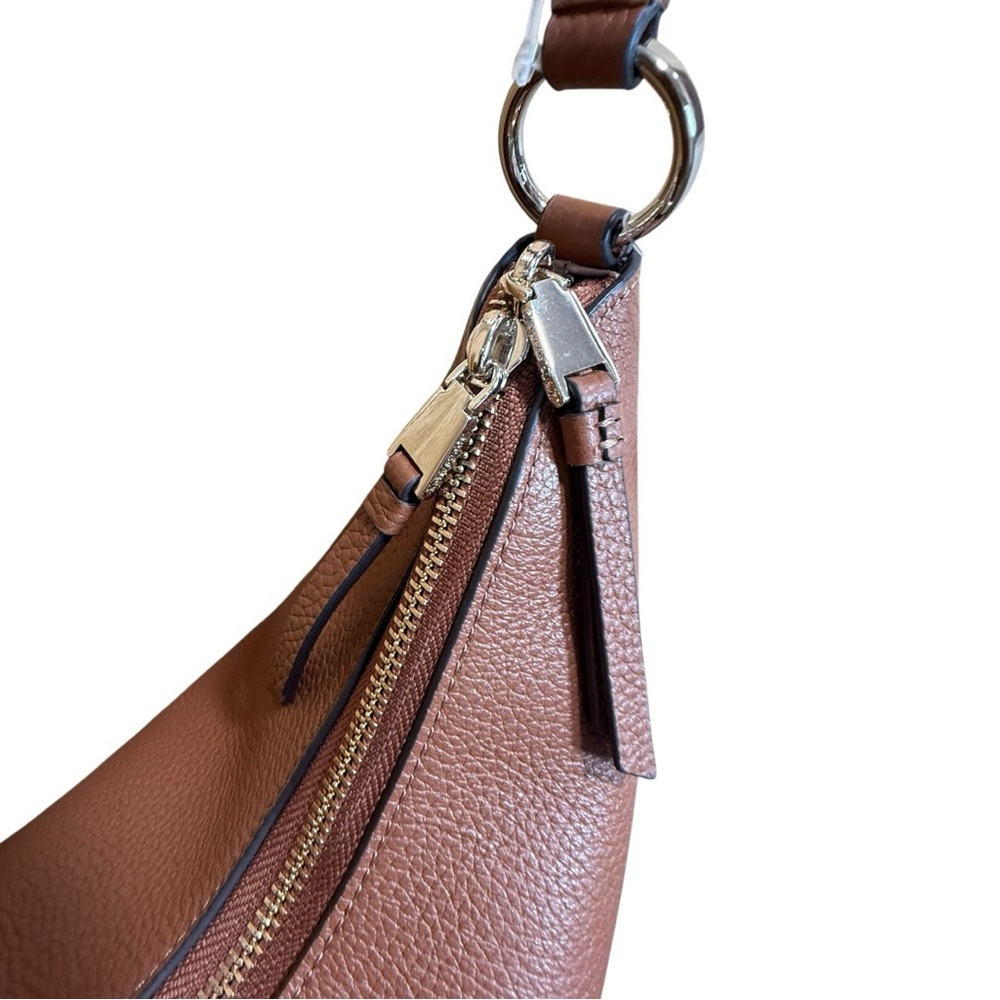 Kate Spade Zippy Pebbled Leather Shoulder Bag Warm Ginger K8140 NWT Crossbody - Picture 12 of 14